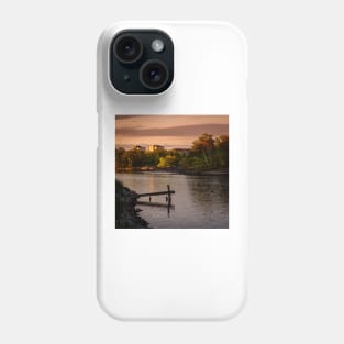 The sun goes down over Karlskrona in Sweden Phone Case