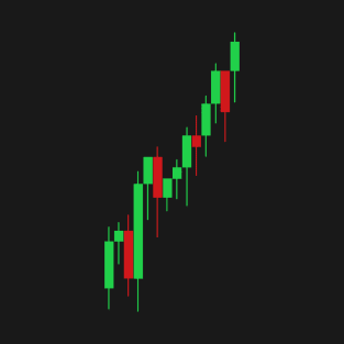 Crypto candlestick chart T-Shirt