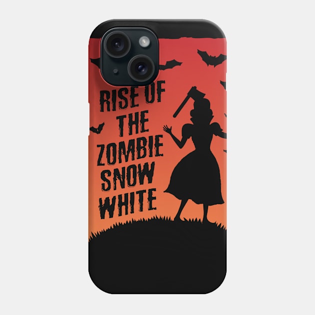 Halloween Zombie Snow White Humor Horror Phone Case by azziella