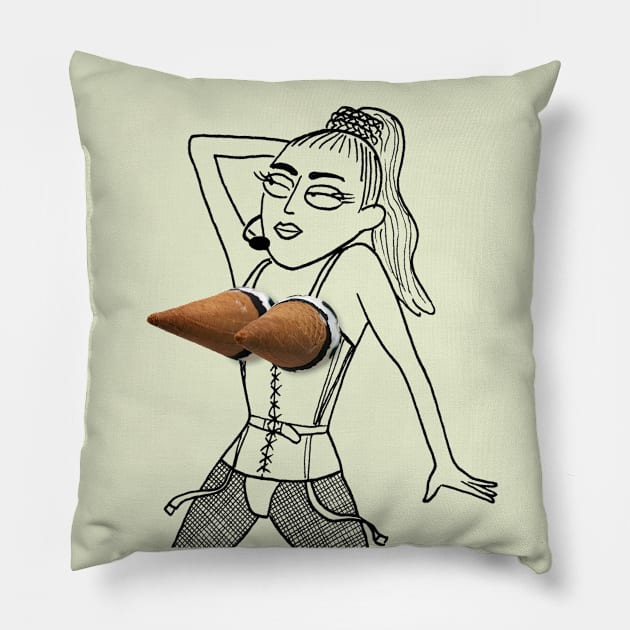 Cornetto - Madonna's bra Pillow by MassimoFenati