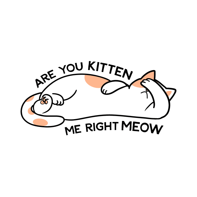 Are you kitten me right meow by KadyIllustrates