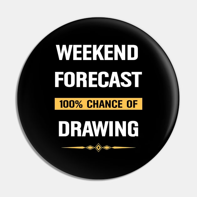 Weekend Forecast Drawing Pin by Happy Life