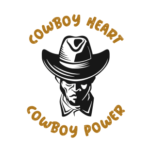 Cowboy power cowboy heart T-Shirt