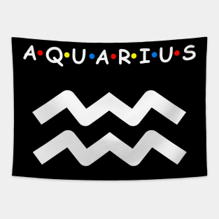 Aquarius Symbol Birthday Zodiac Aquarius Tapestry