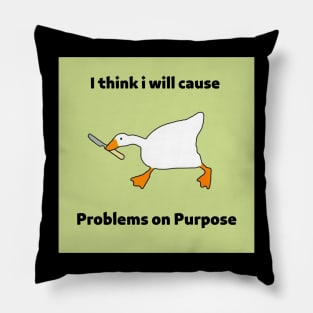 Problematic Goose Pillow