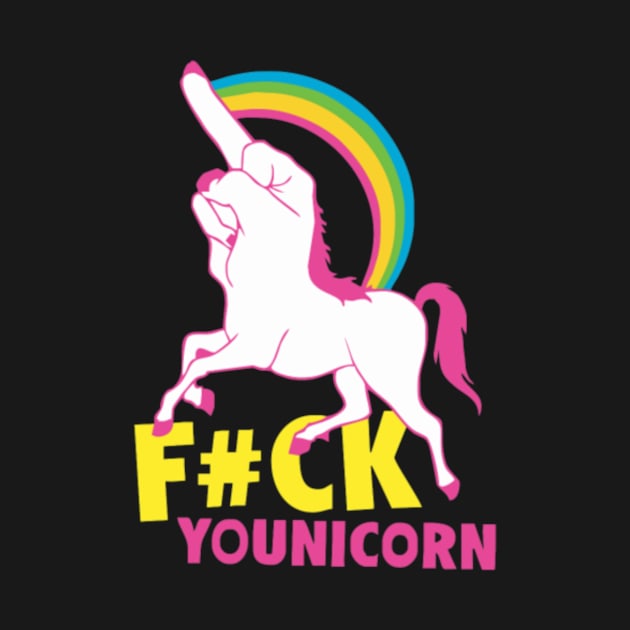 Gay Pride F ck Younicorn Funny Rude Unicorn by tomhilljohnez