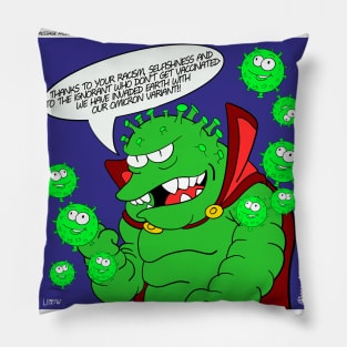 Omicron persei 8, the invasion not so easy of covid19 comic Pillow