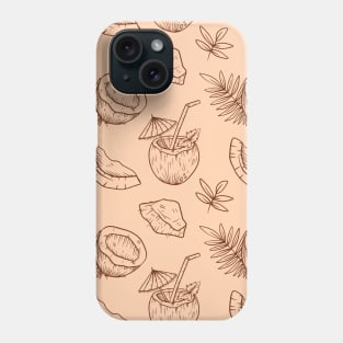 Coconut Tropical Summer Heat Beach Juice Fruit Gift Phone Case