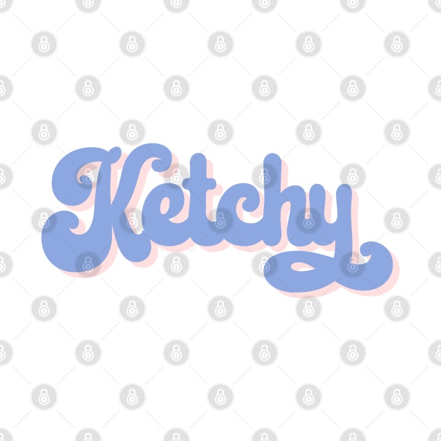 Rocket punch Ketchy typography by Oricca