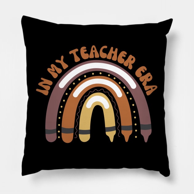 In My Teacher Era Pillow by FullOnNostalgia