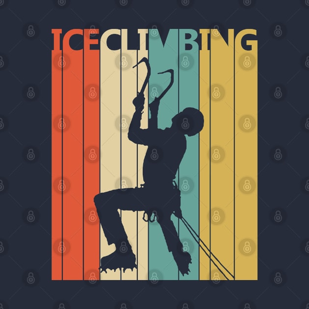 Funny Vintage Ice Climbing Gift by GWENT