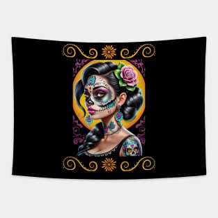 Catrina  - Dia De Los Muertos Tapestry