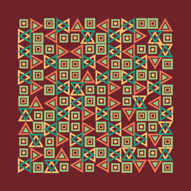 Tiled geometric pattern by Gaspar Avila