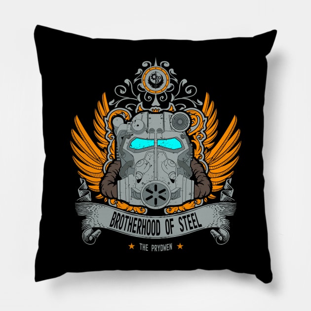 BROTHERHOOD OF STEEL (THE PRYDWEN) Pillow by Absoluttees