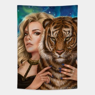 Tiger season Tapestry