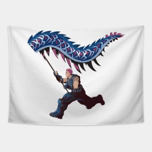 Zarya Dragon Dance Tapestry