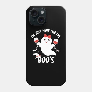 I'm Just Here for the Boos | Cute Halloween Ghost Phone Case