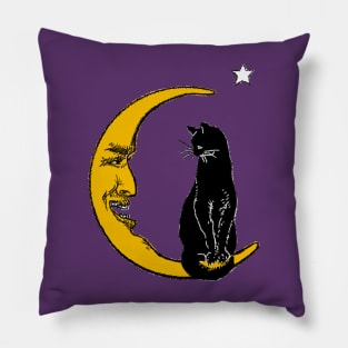 Moon and cat Pillow