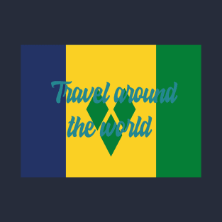 Travel Around the World - Saint Vincent and the Grenadines T-Shirt