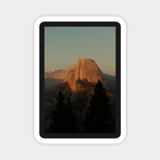 Sunset at Half Dome 2 Magnet