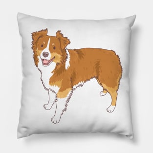 Red Tricolor Toy Aussie Pillow