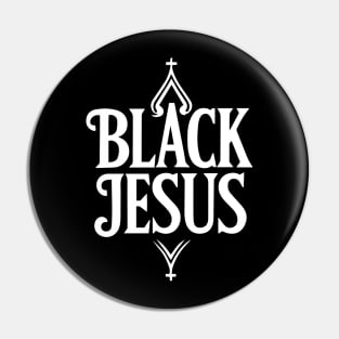 Black Jesus Pin