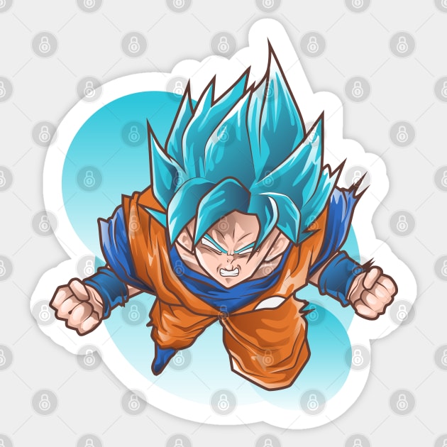 Goku Super Saiyan Sticker - Goku Super saiyan Super sayian