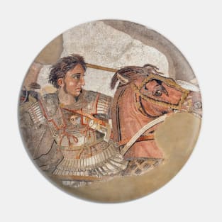 Alexander the Great mosaic Pin