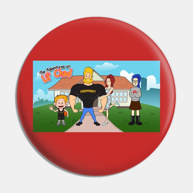 Lil' Chad Family Assemble Pin by Judicator