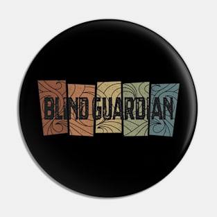 Blind Guardian Retro Pattern Pin