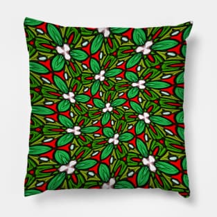 Colorful Glass Flower Pattern Pillow