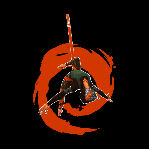 Aerialist, Orange Impact by paintedmonk