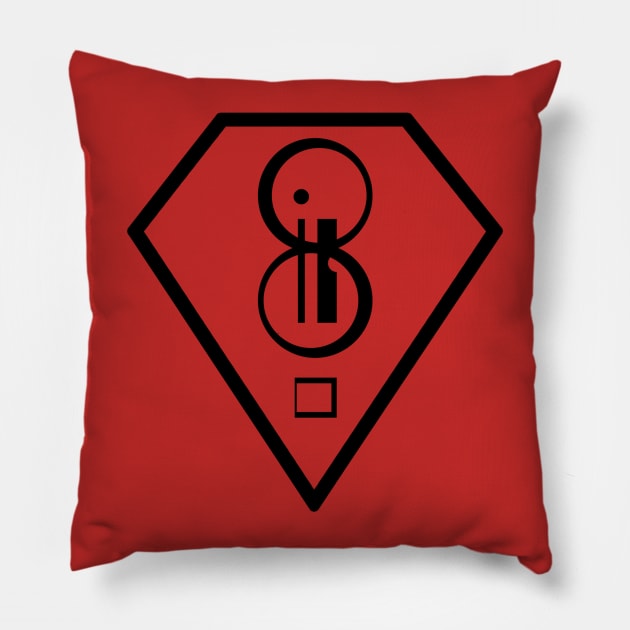 Smallville Kryptonian Symbol of Journey Pillow by Heroified