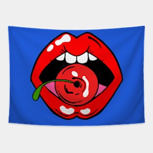 Cherry lips Tapestry