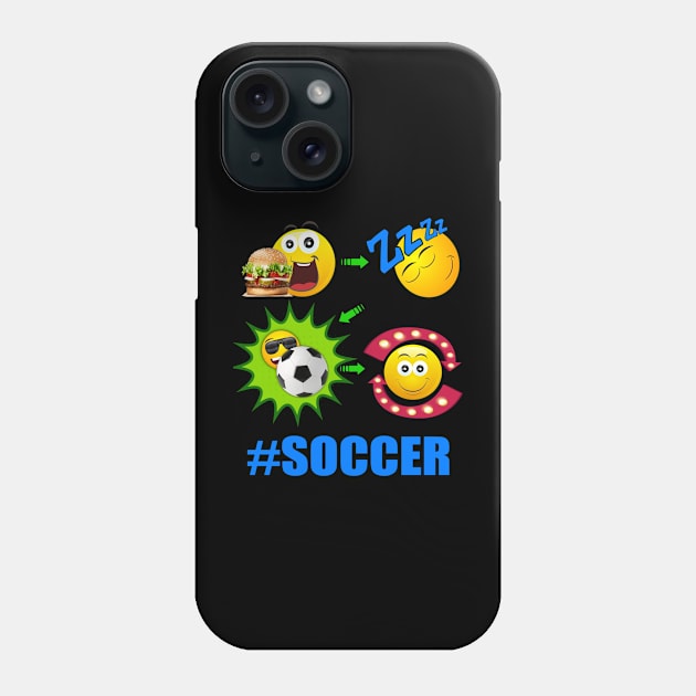 SOCCER! Lifestyle Sports Baller Futbol Football Phone Case by Duds4Fun