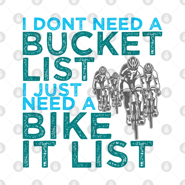 Cyclist - Bike It List by Kudostees