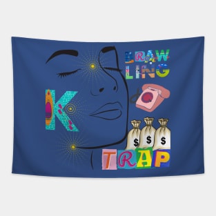 Brawling Trap Female Tshirts Tapestry