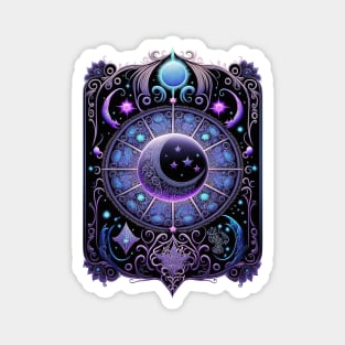 holy moon card Magnet