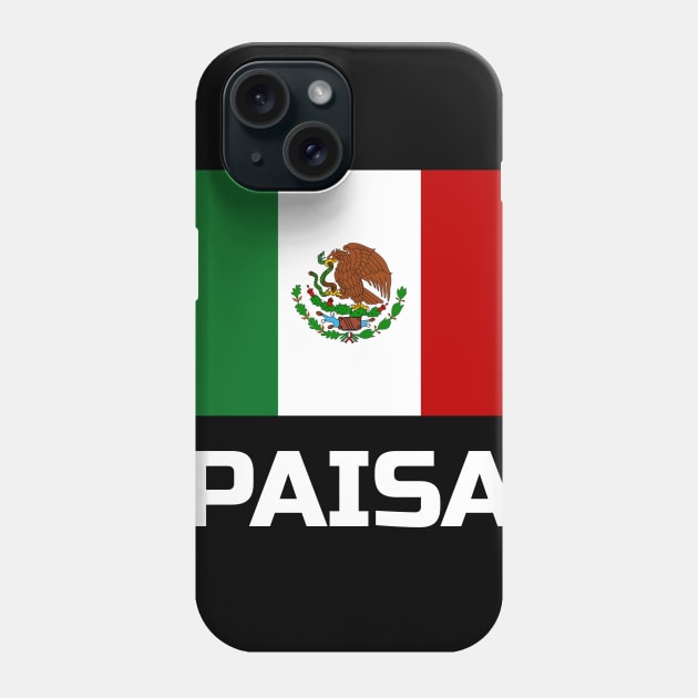 Mexico Flag Paisa Phone Case by jmgoutdoors