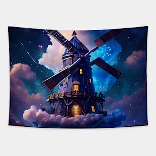 Stunning Windmill Tapestry