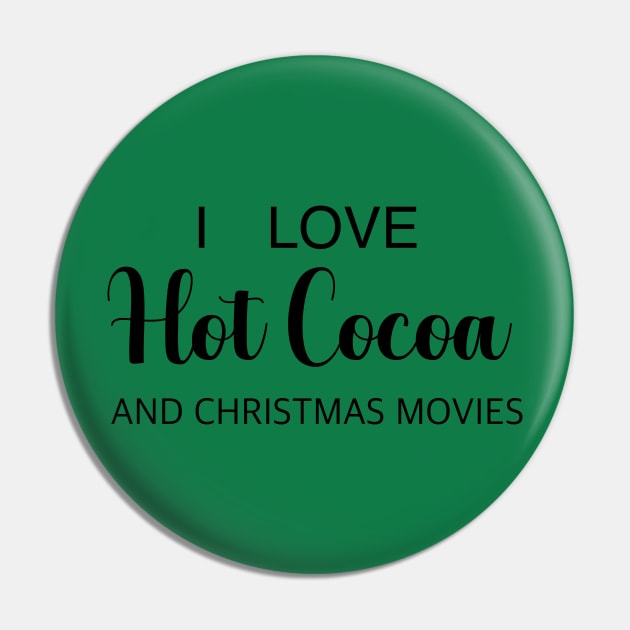 Hot Cocoa and Christmas Movies Pin by Hallmarkies Podcast Store