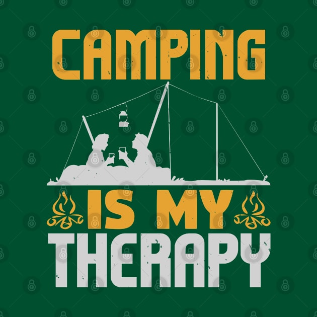 camping is my therapy by Dasart