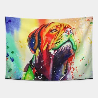 Slobber Chops, Dogue de Bordeaux mastiff Tapestry