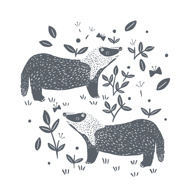 Badgers by Jacqueline Hurd