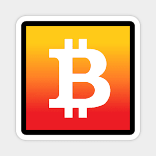 Bitcoin Sunset Magnet