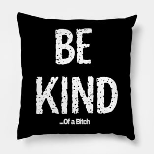 Funny Saying be kind of a bitch Pillow