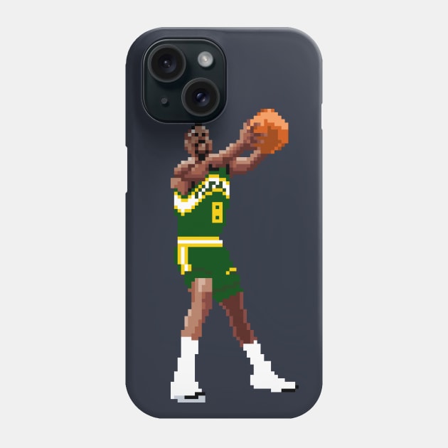 Eddie Johnson Pixel Shot Phone Case by qiangdade