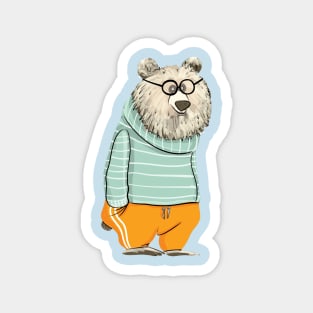 bear t shirt design Magnet