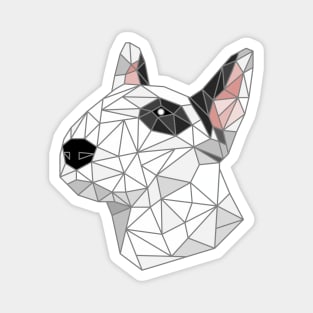 Bull Terrier Stained Glass Magnet