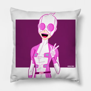 gwen poole, takes marvel universe Pillow